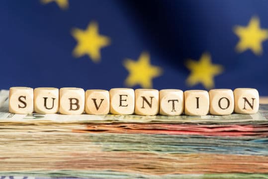 Réduction d'une subvention européenne pour non respect d’obligations de publicité et de mise en concurrence