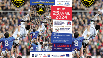 Deux matchs de rugby au profit des orphelins des pompiers et de la police
